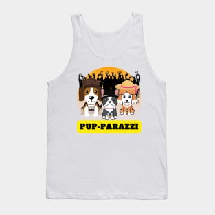 Pup-parazzi crowd - french bulldog french poodle beagle Tank Top